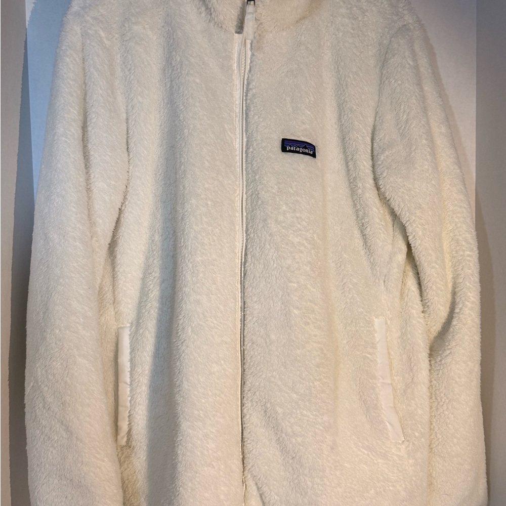 Patagonia Women's Los Gatos Fleece Zip Up Jacket White